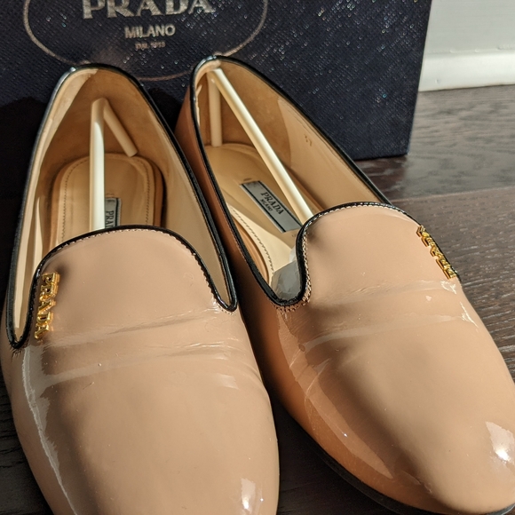 Prada Calzature Donna flats in nude Vernice - Picture 2 of 6